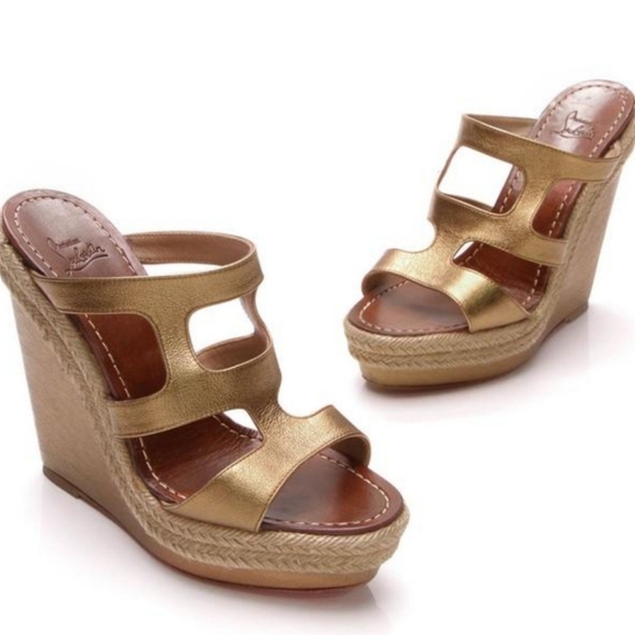 Christian Louboutin Wedge Sandals - Picture 8 of 8